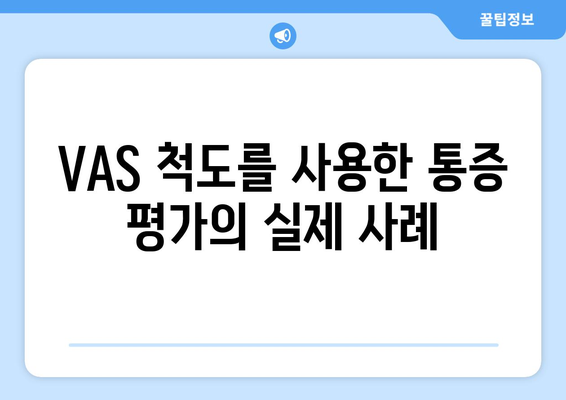 VAS 척도를 사용한 통증 평가의 실제 사례