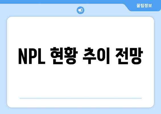 NPL 현황 추이 전망