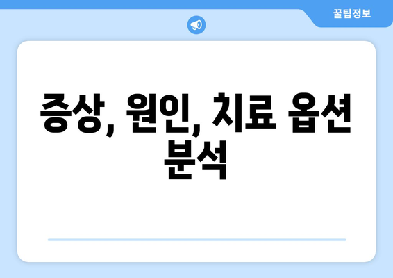 증상, 원인, 치료 옵션 분석