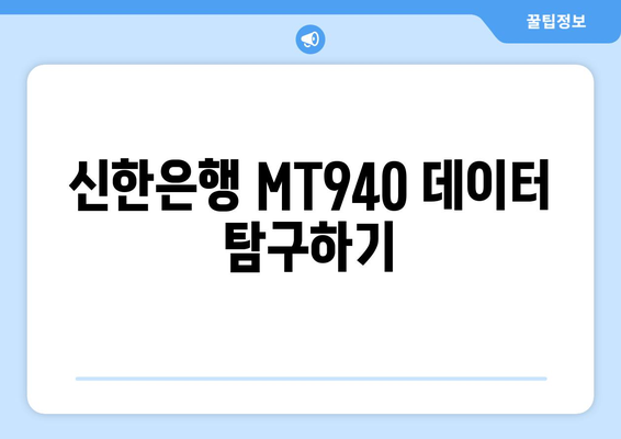 신한은행 MT940 데이터 탐구하기