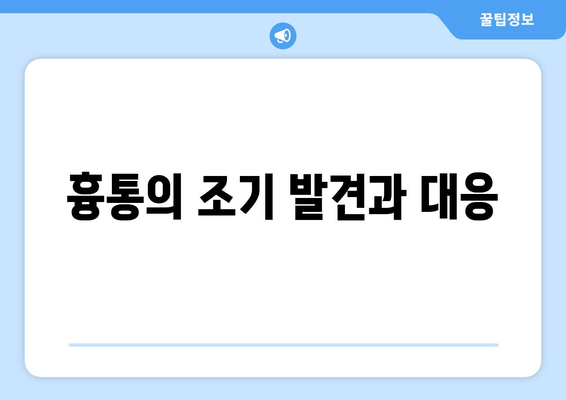 흉통의 조기 발견과 대응