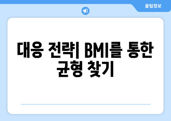 대응 전략| BMI를 통한 균형 찾기