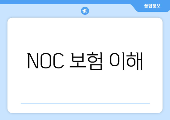 NOC 보험 이해