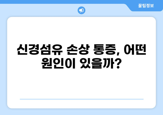 통증의 원인, 신경섬유 손상? | 신경섬유 손상 통증, 원인, 증상, 치료