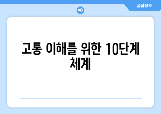 고통 이해를 위한 10단계 체계