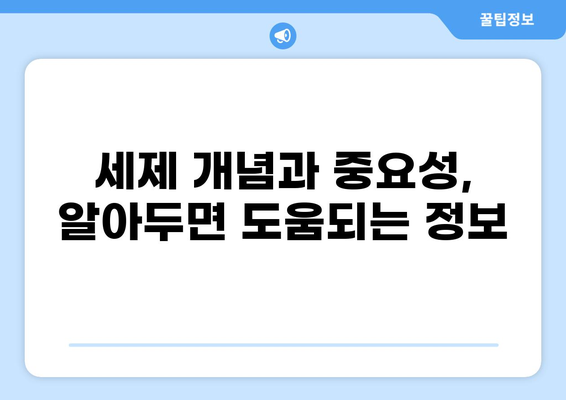 세금과 세제, 헷갈리지 말고 제대로 알아보기 | 세금, 세제, 의미, 차이점, 개념