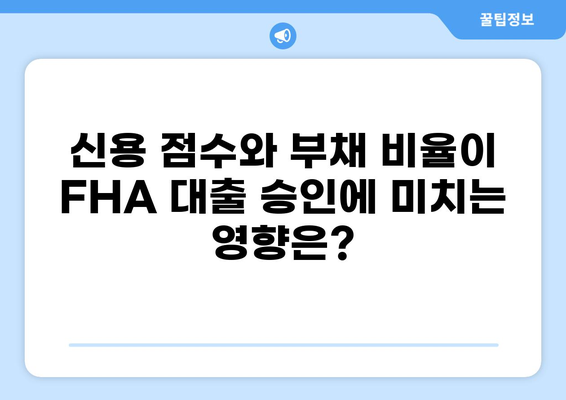 FHA 대출 자격 조건 완벽 가이드 | 주택 구매, 모기지, 신용 점수, 자격 확인