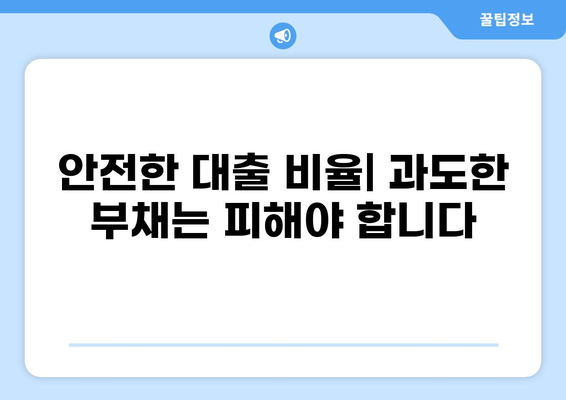 나에게 맞는 대출 비율은? | 신용등급, 소득, 부채, 대출 상품 비교