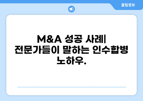 M&A 성공을 위한 필수 전략| M&A 대출 가이드 | 인수합병, 금융, 자금조달, 투자