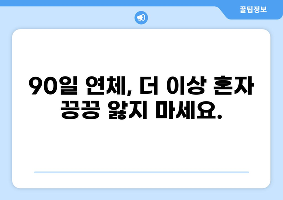 대출 연체 90일, 이제 걱정하지 마세요! | 연체 해결 솔루션, 대출 상황 점검, 전문가 도움 받기