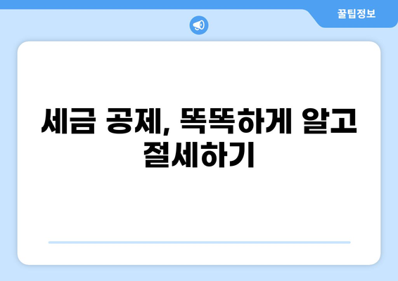 세금 공제 뜻| 나에게 유리한 공제는 무엇일까요? | 소득세, 종합소득세, 공제 항목, 절세 팁