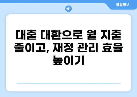 대출 대환 서비스, 나에게 맞는 최적의 선택은? | 대출 비교, 금리 인하, 부채 관리