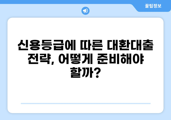 대환대출 조건 비교 분석| 나에게 맞는 최적의 대환대출 찾기 | 금리 비교, 대출 조건, 신용등급, 대환대출 전문가
