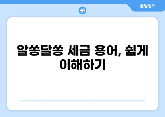 세금 궁금증, 한 번에 해결! 세금 퀵 가이드 | 소득세, 부가가치세, 재산세, 절세 팁, 세금 신고