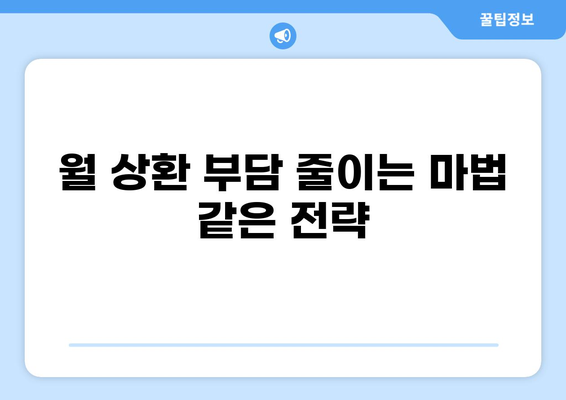 대출 상환 부담 줄이는 똑똑한 방법 | 대출, 상환, 전략, 금리, 부채