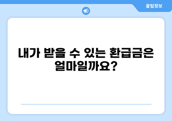 2023년 세금 환급, 놓치지 말고 받는 꿀팁 | 환급 방법, 신청 기간, 서류, 주의 사항