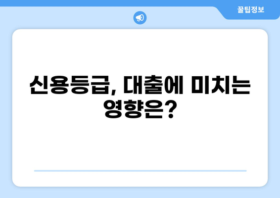 대출 꿀팁! 나에게 딱 맞는 대출 찾는 방법 | 대출 비교, 금리, 신용등급, 조건, 성공 전략
