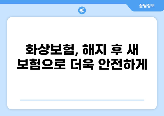 화상보험 해지 후, 나에게 딱 맞는 보험 찾기| 꼼꼼하게 비교하고 선택하는 방법 | 화상보험, 보험 비교, 보험 추천, 보험 가입