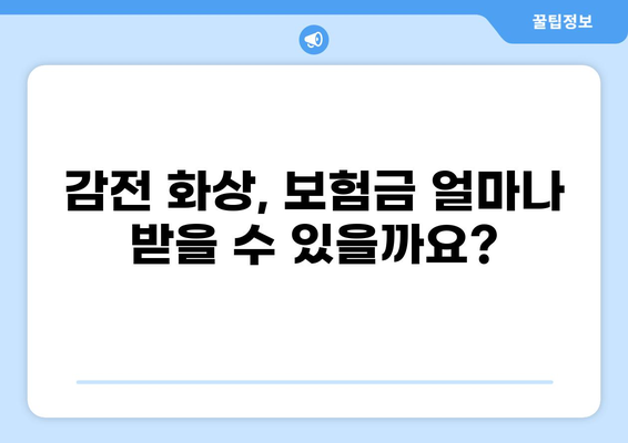감전 화상 보험금| 성공 사례와 전문가가 알려주는 합의 전략 | 보험, 합의, 손해배상, 성공사례, 전문가 팁