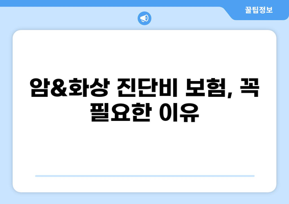 암 진단비 보험 & 화상 진단비, 똑똑하게 준비하는 노하우 | 보험 가입, 보장 범위, 주의 사항