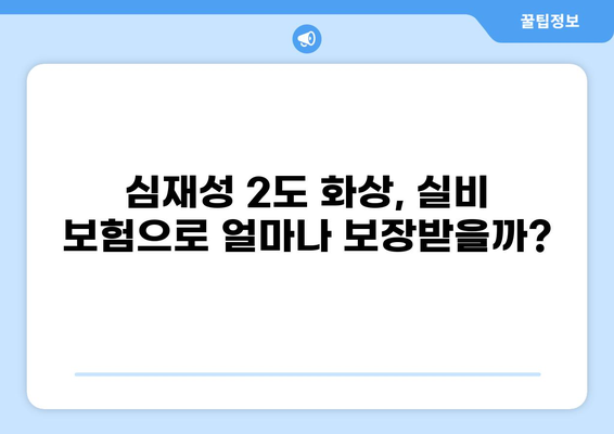 심재성 2도 화상 실비 보장, 보험 비교 시 꼭 알아야 할 5가지 | 화상, 실비보험, 보험금, 보상, 주의사항