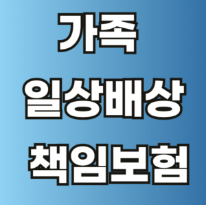 가족 일상 배상 책임 보험
