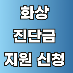 화상 진단금 지원 신청