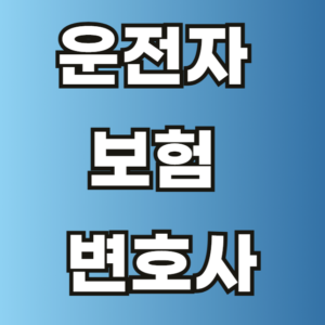 운전자 보험 변호사